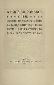 Tapa de A Hoosier romance, 1868
