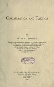 Tapa de Organization and tactics
