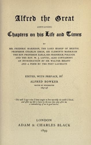 Tapa de Alfred the Great