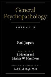 Tapa de General psychopathology