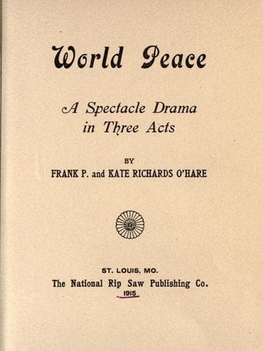 Tapa de World peace