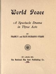 Tapa de World peace
