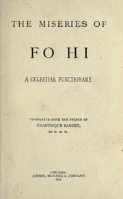 Tapa de The miseries of Fo Hi