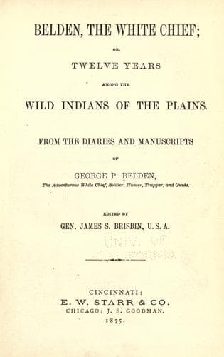 Tapa de Belden, the white chief