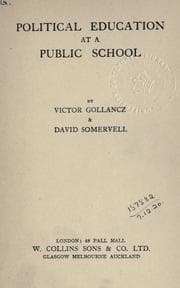 Tapa de Political education at a public school