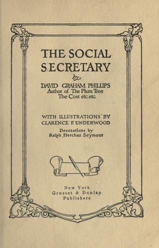 Tapa de The social secretary.