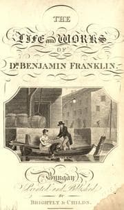 Tapa de The life and works of Dr. Benjamin Franklin