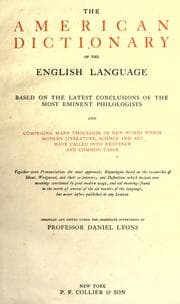 Tapa de The American Dictionary of the English Language