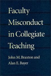 Tapa de Faculty misconduct in collegiate teaching