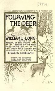 Tapa de Following the deer