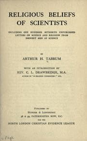 Tapa de Religious beliefs of scientists