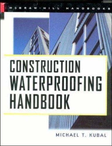Tapa de Construction waterproofing handbook
