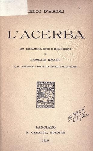 Tapa de L' Acerba