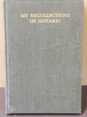 Tapa de My recollections of Ontario
