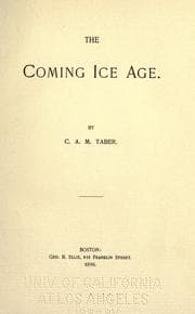 Tapa de The coming ice age