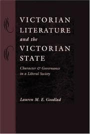 Tapa de Victorian literature and the Victorian state