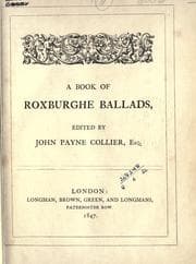 Tapa de A Book of Roxburghe Ballads