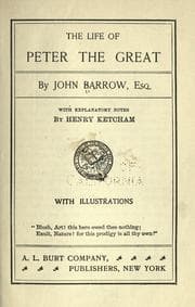 Tapa de The life of Peter the Great