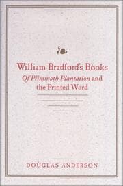Tapa de William Bradford's books