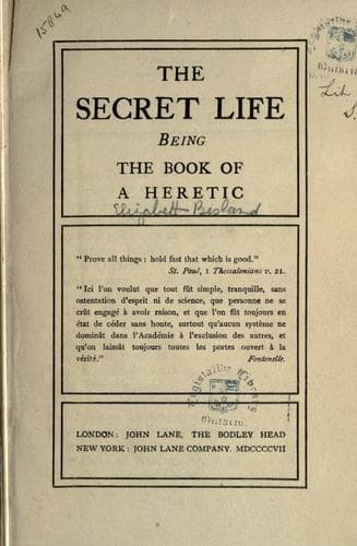 Tapa de The secret life