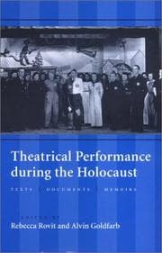 Tapa de Theatrical Performance during the Holocaust