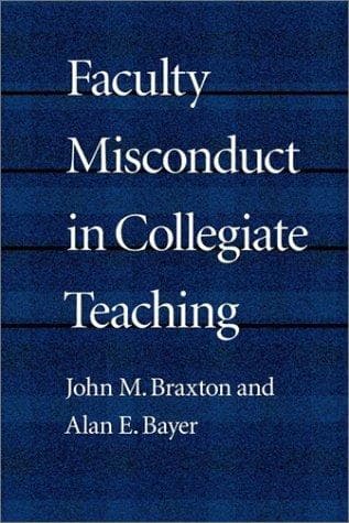 Tapa de Faculty Misconduct in Collegiate Teaching