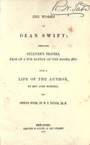 Tapa de The works of Dean Swift