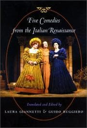 Tapa de Five comedies from the Italian Renaissance