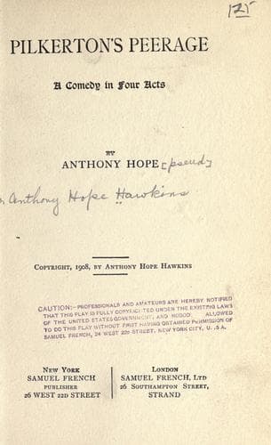 Tapa de Pilkerton's peerage