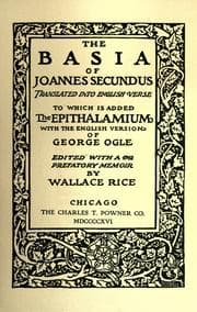 Tapa de The Basia of Joannes Secundus