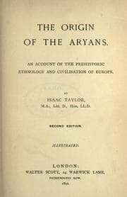 Tapa de The Origin of the Aryans