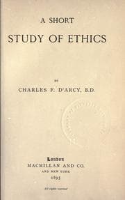 Tapa de A short study of ethics