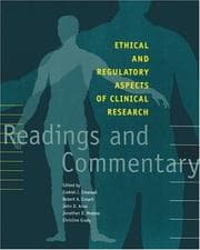 Tapa de Ethical and regulatory aspects of clinical research