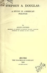 Tapa de Stephen A. Douglas