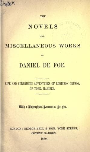 Tapa de Novels and miscellaneous works.