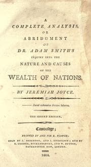 Tapa de A complete analysis, or abridgement, of Dr. Adam Smith's inquiry into the nature and causes of the wealth of nations