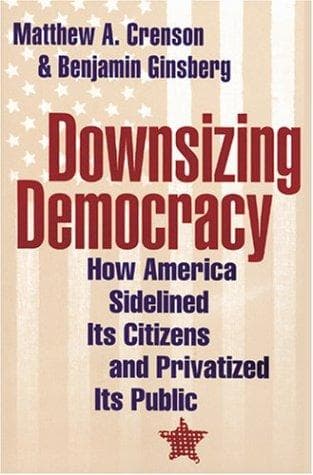 Tapa de Downsizing Democracy