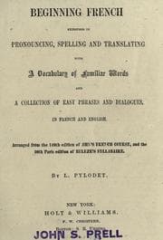 Tapa de Beginning French