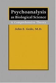 Tapa de Psychoanalysis as Biological Science
