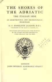 Tapa de The shores of the Adriatic
