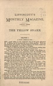 Tapa de Yellow snake