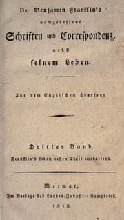 Tapa de Dr. Benjamin Franklin's leben