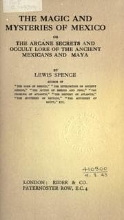Tapa de The magic and mysteries of Mexico