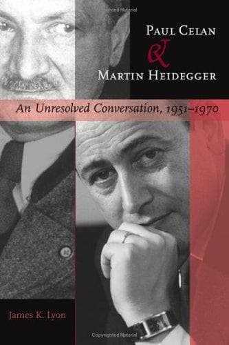 Tapa de Paul Celan and Martin Heidegger