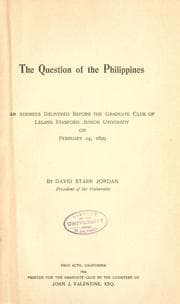 Tapa de The question of the Philippines