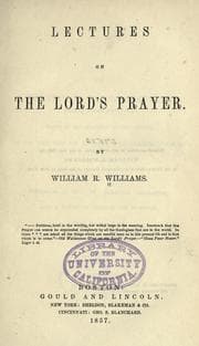 Tapa de Lectures on the Lord's prayer