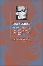 Tapa de Leo Strauss