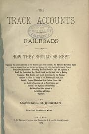 Tapa de The track accounts of railroads and how they should be kept ..