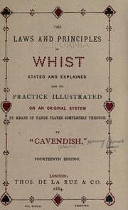 Tapa de The laws and principles of whist stated and explained