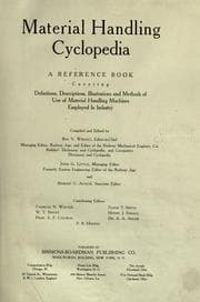 Tapa de Material handling cyclopedia